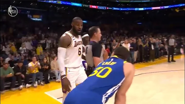 LeBron’s Reaction to Steph After Jumping Into Stands 😅 - DayDayNews