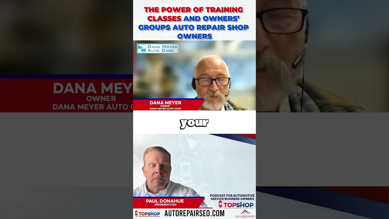 The power of trading classes and owners’ groups for auto repair shop owners