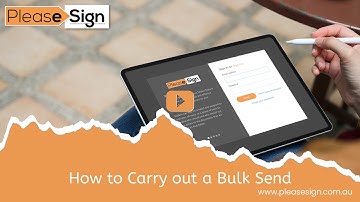 📄 Unlock Efficiency.  Send documents to multiple recipients for signing using the Bulk Send feature!