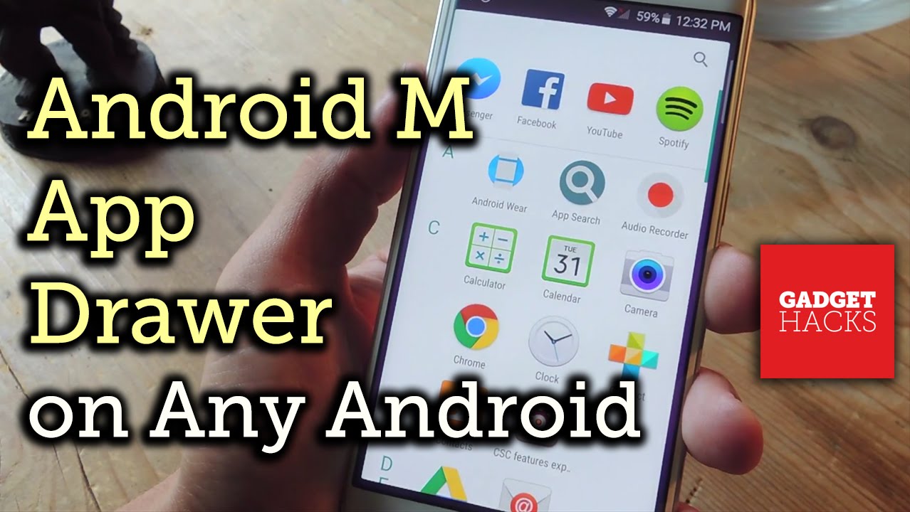 Install the Android M App Drawer on Any Android Device ...