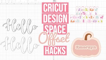 7 OFFSET-HACKS IN CRICUT DESIGN SPACE | MANIEREN WAAROP JE DE OFFSET-TOOL KUNT GEBRUIKEN