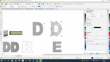 Corel Draw Tips & Tricks Circles in a Text or Font Part 8