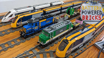 Controlling Multiple Lego Trains using Powered Up / PyBricks