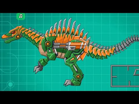 Dinossauro Robô Espinossauro + Velociraptor 🦖 Jogo de Dinossauro