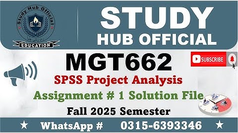 MGT662 Assignment 1 solution 2025 #mgt662 mgt 662