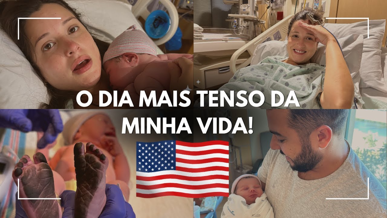 COMO foi ter filho nos Estados Unidos - MEU RELATO DE PARTO 🇺🇸