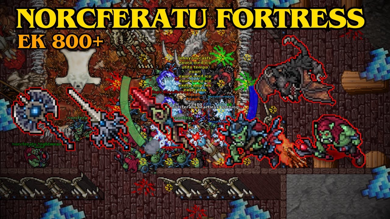 TIBIA - EK 1188 | NORCFERATU FORTRESS | 10.7KK RAW + 2.8KK PROFIT