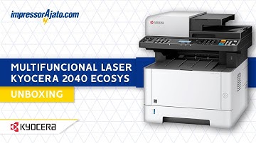 UNBOXING | Multifuncional Kyocera 2040 Ecosys