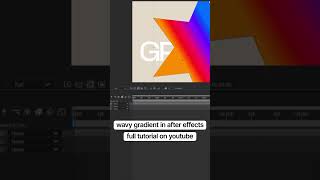 Wavy Gradient - easy After Effects tutorial!