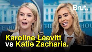 Karoline Leavitt vs. Katie Zacharia: first White House briefings.
