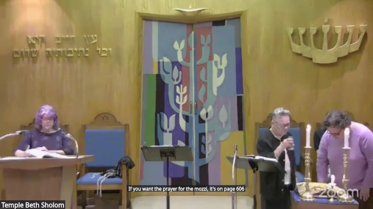 Live Streaming for Friday Shabbat Services