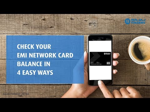 How to check your EMI Network Card balance | Bajaj Finserv