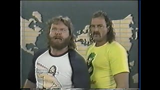 Event Center - Demolition & Mr. Fuji / Jake Roberts & Jim Duggan Meadowlands promos - aired 5/21/88