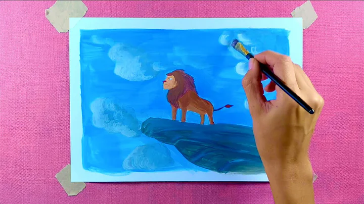 Painting Disney's Lion King  Relaxing Art and Music