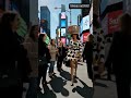 Fashion Model in Times Square Wearing Laundry Basket Hat | Funny Street Style