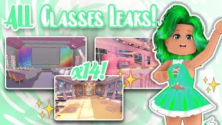 ALL LEAKS Of CLASSES In CAMPUS 3! NEW SCHOOL LEAKS! Royale High Leaks