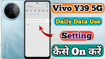 Vivo Y39 5g Daily Data Use And Data Speed Setting Kaise On Kare // How To Network Setting Vivo Y39