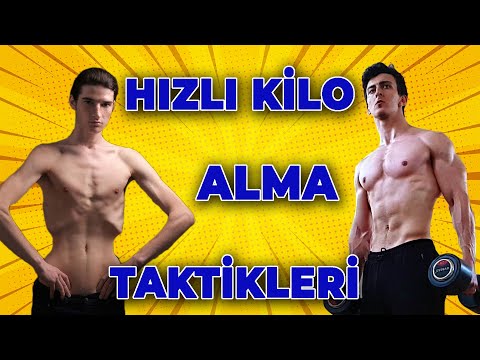 Hızlıca KİLO ALMAK ve KAS KÜTLENİ ARTTIRMAK için neler yapman lazım?