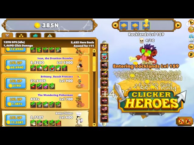 Clicker Heroes is the fastest way to destroy your mouse - Quarter