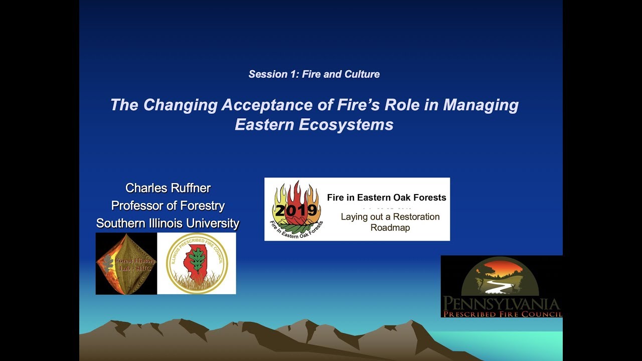 Chuck Ruffner The Changing Acceptance of Fire's Role in Managing Eastern Ecosystems ...
