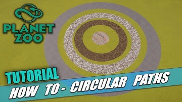 Planet Zoo Tutorial  - How to make Perfect Circular Paths