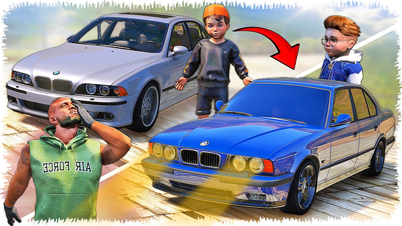 Джейсон әкесі сыйлаған көлікті ауыстырып жіберді (GTA V)