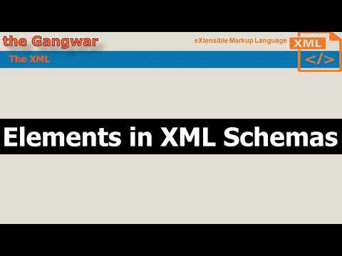 (हिन्दी) Elements in XML | XSD Elements