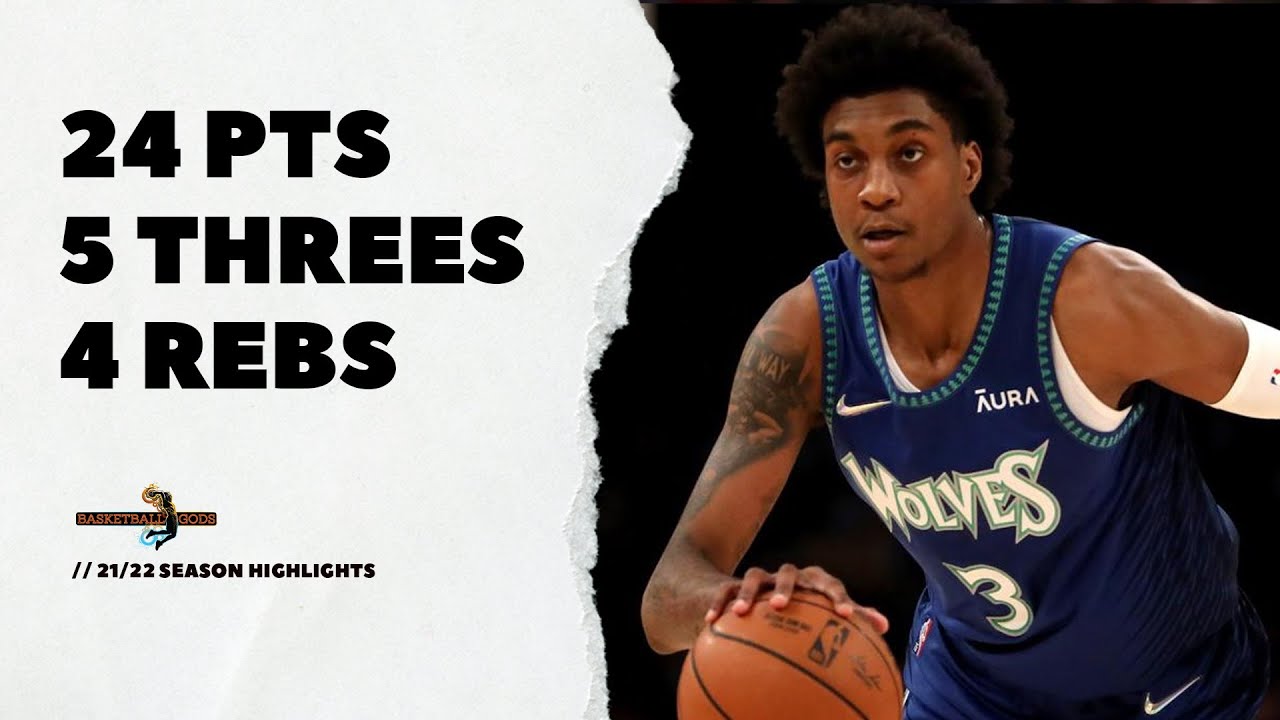 Jaden McDaniels 24 PTS 5 THREES 4 REBS vs Grizzlies 2022 NBA Playoffs