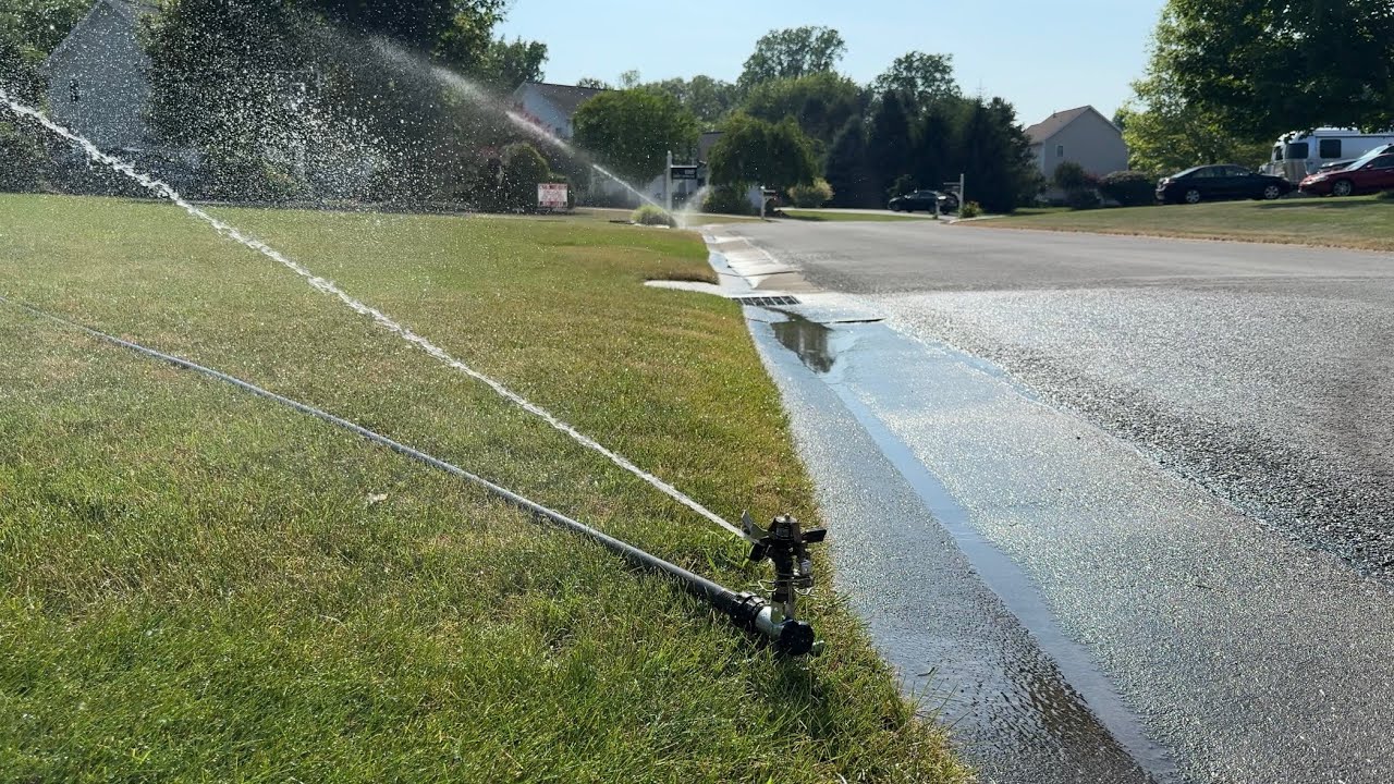 Watering your lawn right, and why I love the impact sprinker.