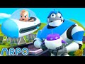 Smart Crib Baby CHASE!! | ARPO The Robot | Funny Kids Cartoons | Kids TV Full Episode Compilation