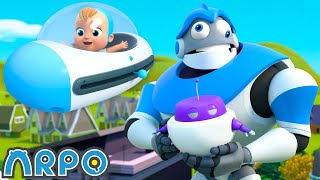 Smart Crib Baby CHASE!! | ARPO The Robot | Funny Kids Cartoons | Kids TV Full Episode Compilation