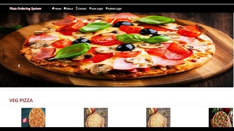 Online Pizza Ordering System || Python Django Project
