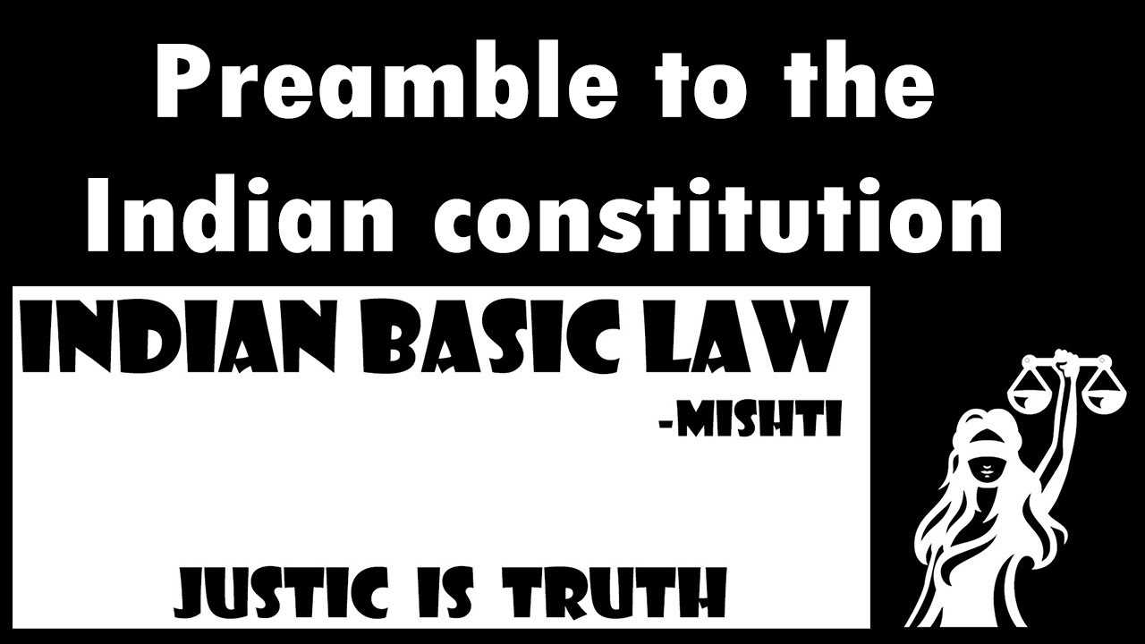 Preamble to the Indian constitution