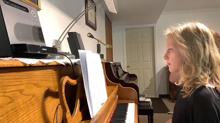 Tanya - flute, Bethany - piano, age 10, Anecdote -...