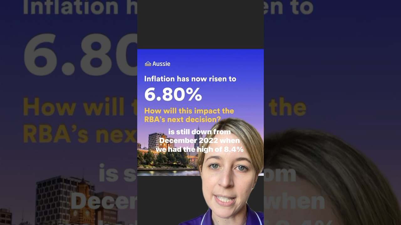 The monthly consumer price index now sits at 6.8% in the 12 months to April.  