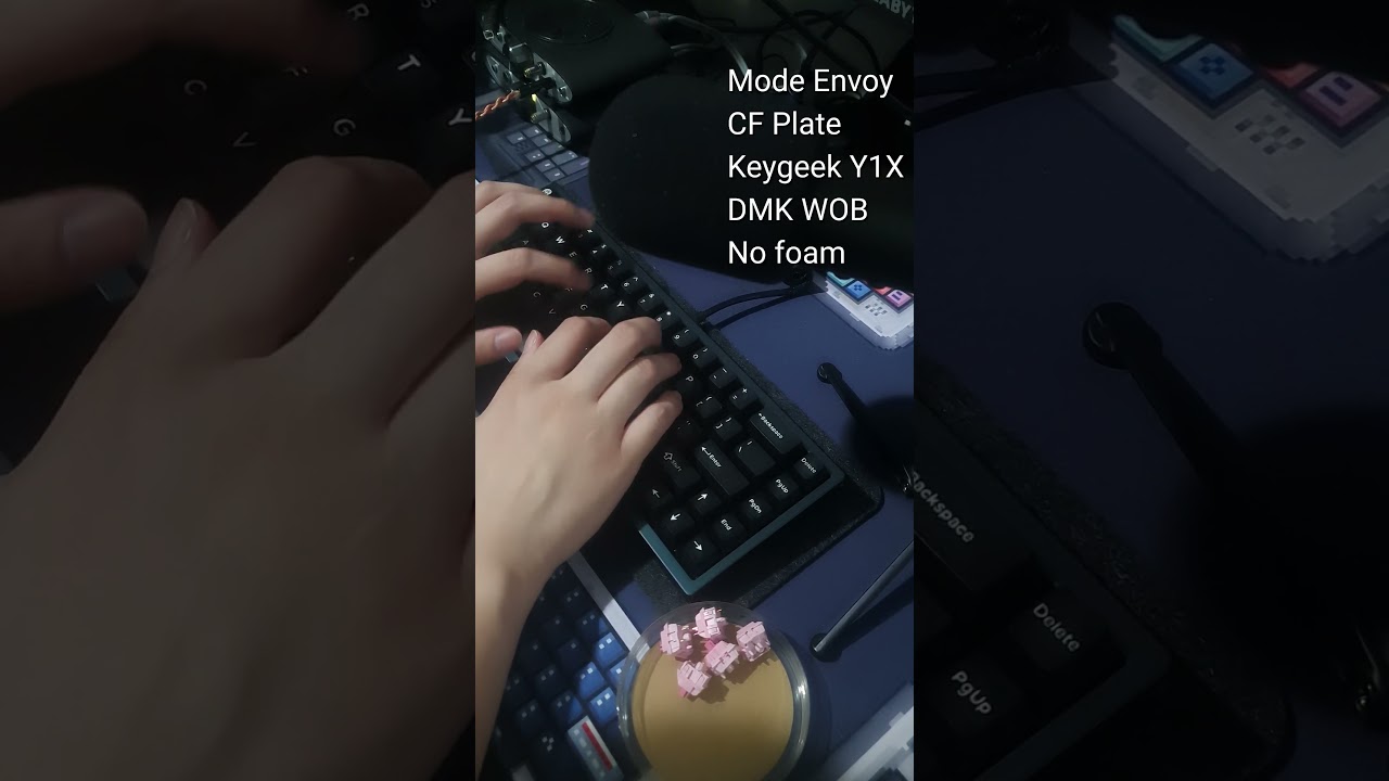Mode Envoy - Keygeek Y1X - CF Plate #keyboard #customkeyboard