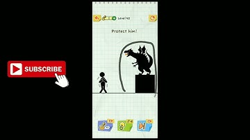 Draw 2 Save Stickman Puzzle New Update Level 42 Protect him