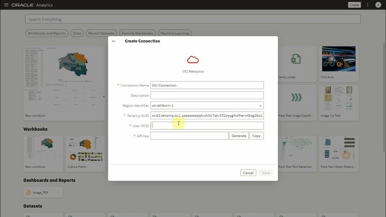 Create OCI Connection In Oracle Analytics - YouTube