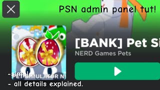 PET SIMULATOR N // ADMIN PANEL TUTORIAL!