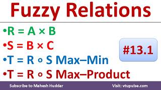 13.1 Cartesian Product, Max–Min & Max–Product Composition in Fuzzy Relations by Vidya Mahesh Huddar screenshot 5