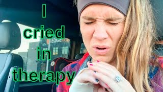 I STARTED CRYING IN PHYSICAL THERAPY.  AND NOT BECAUSE IT WAS PAINFUL.
