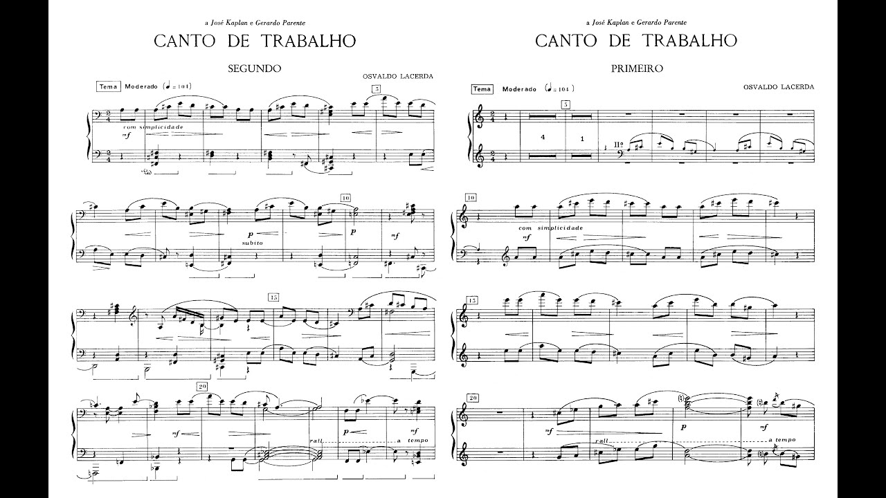 Osvaldo Lacerda - Brasiliana No.8 (Duo Tarditi-Maltese, piano a 4 mãos)