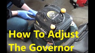 Fixing A Craftsman Mower With Governor Issues  Can We Bring It Back?