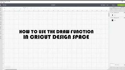 How to use the draw feature in Cricut Design Space