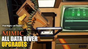 All Data Diver Upgrades - FNAF the Secret of the Mimic (Five Nights at Freddy