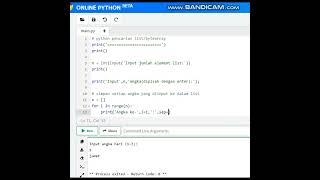 Python Pencarian list/array