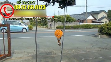 Video Hướng dẫn sử dụng pa lăng xích điện Hitachi Nhật 1 tấn, 2 tấn, 3 tấn, 5 tấn, 10 tấn