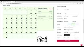 📥 How to Download Your May 2026 Calendar #howto #get #download #may2026calendar #freedownload screenshot 5