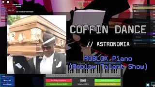 Coffin Dance (Astronomia) | Roblox Got Talent (Part 2) (Piano Cover)