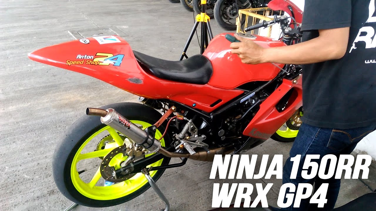 Kawasaki Ninja 150 RR Knalpot WRX GP4 YouTube